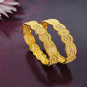 22KT Heritage Nakashi Bangles-BNG21582