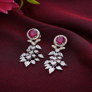 Zivah Diamond Earring - DERR1941 S257 M-0784-2720092-NE-M01196 C.N:36J456352109