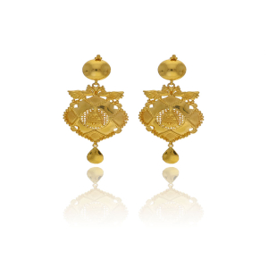 Heritage Loyal 22kt Gold Earrings-1060004844184AA S283