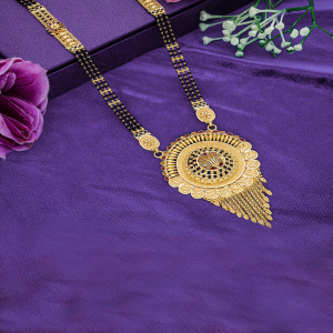 Royal Temple Pendant Mangalsutra-1060008907656AAS27