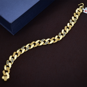 Signature Gold Bracelet for Men - BRCG2160SU2E8F