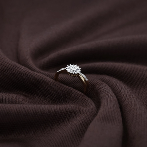Delicate Cluster Diamond Ring for women - DLRG4096S420
