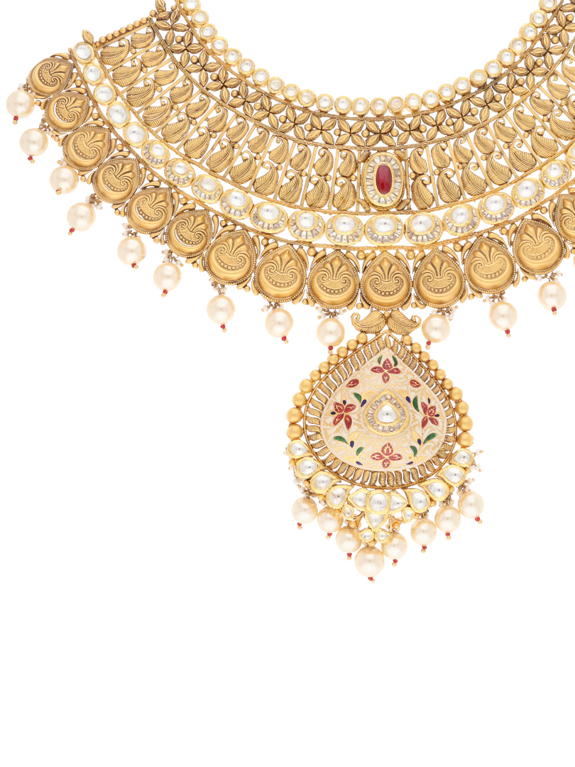 Vibrant Antique Choker-1060004470475AA S101 - Image 2