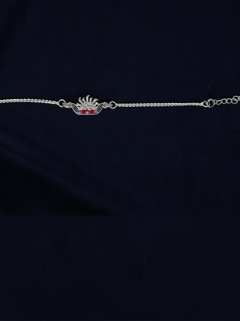 Silver-Delight Rakhi