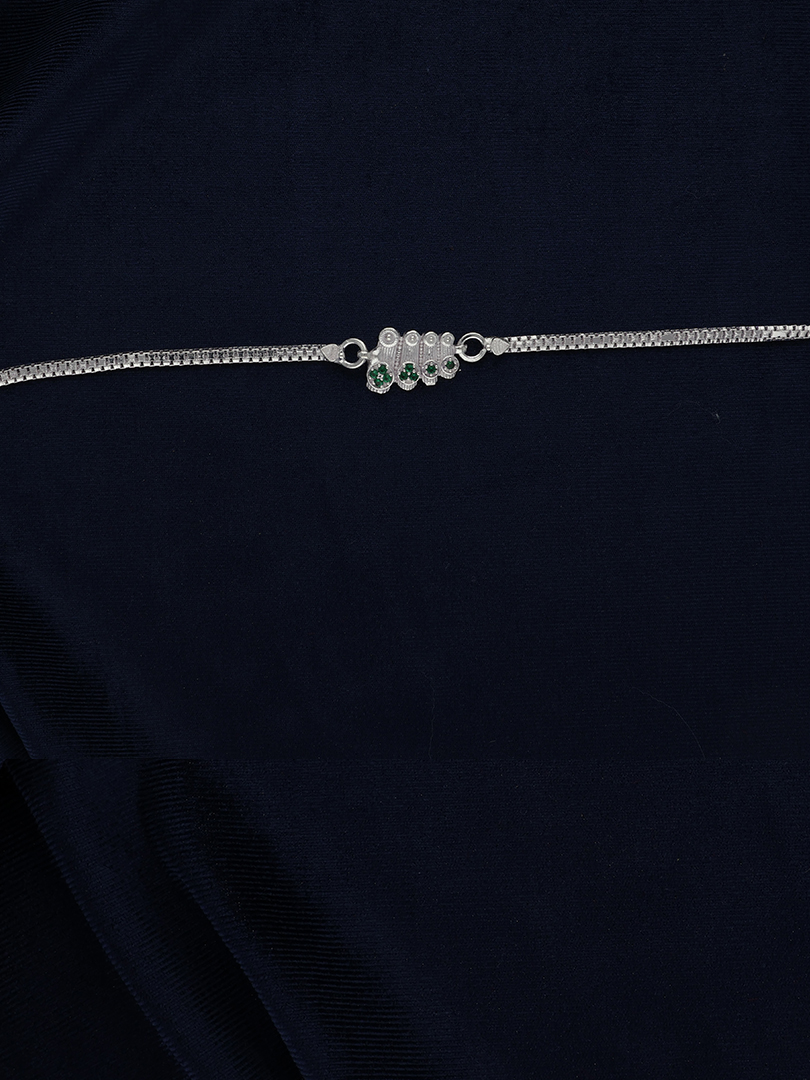 Silver Luminary Rakhi