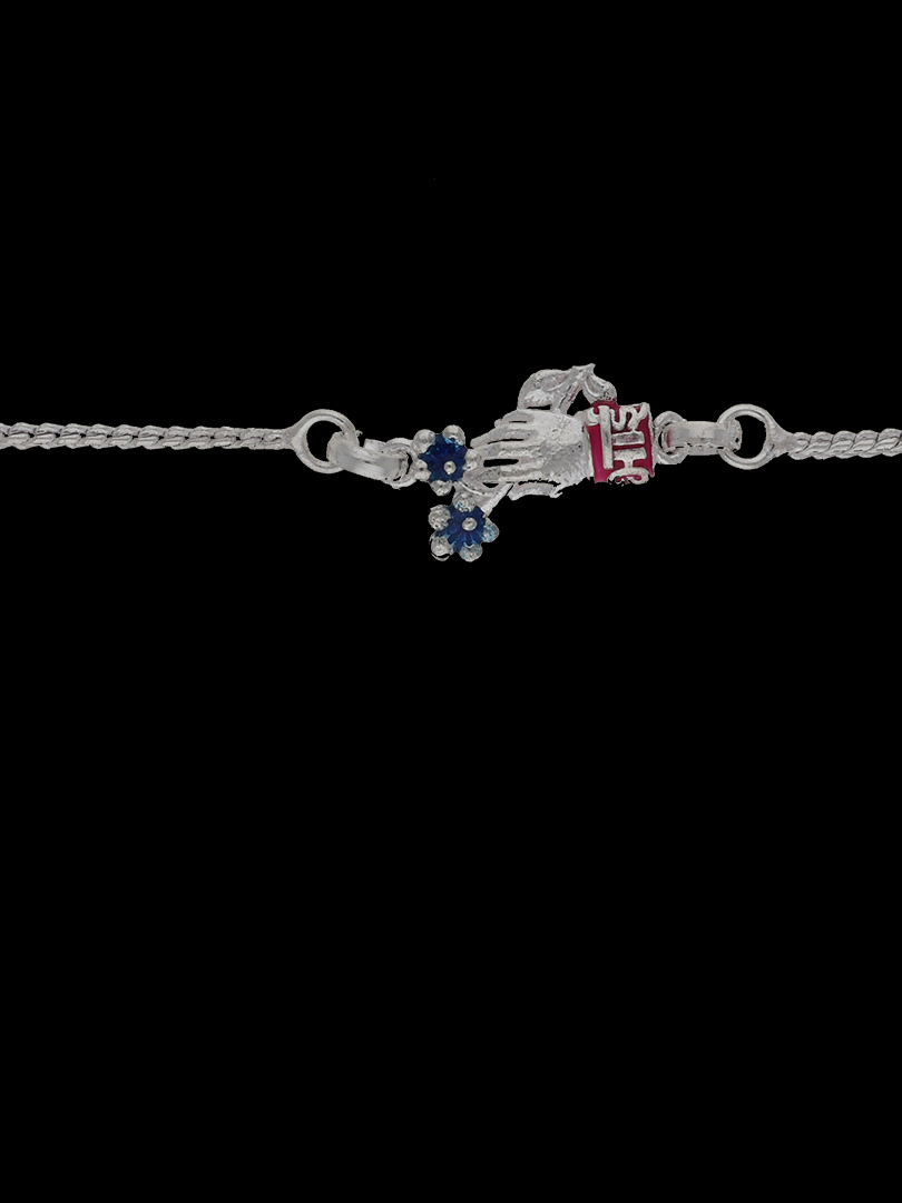 Sacred Bond Silver Rakhi