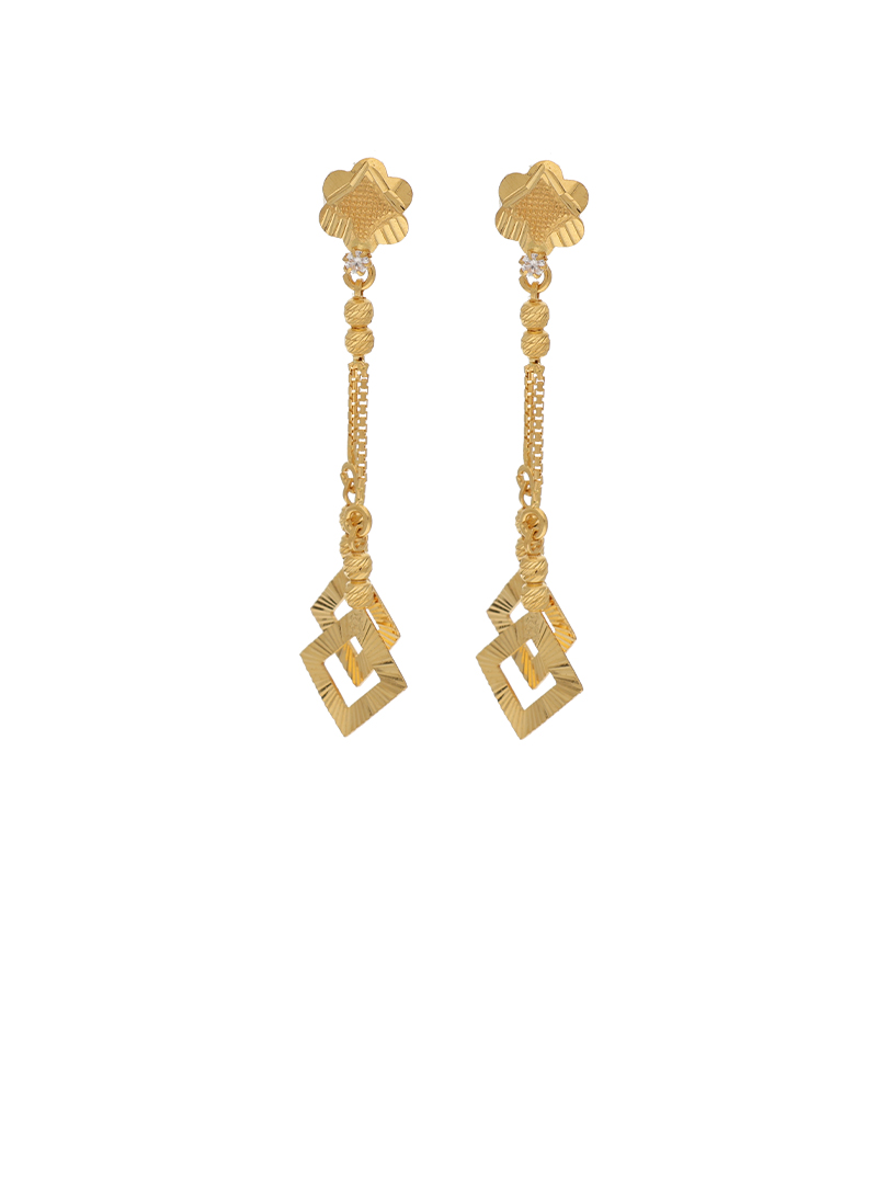 Hanging Harmony Earrings-AJPL 1003 - Image 2