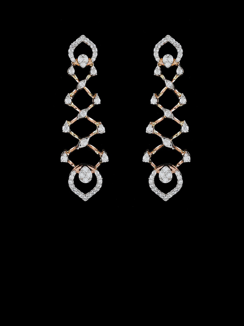 Eterna-Steps Diamond Earrings - Image 2