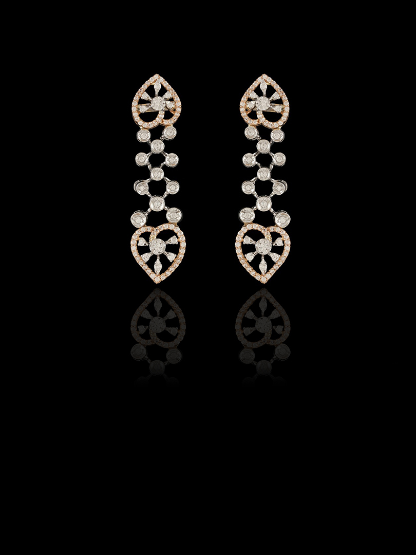 Love-Droplets Diamond Earrings