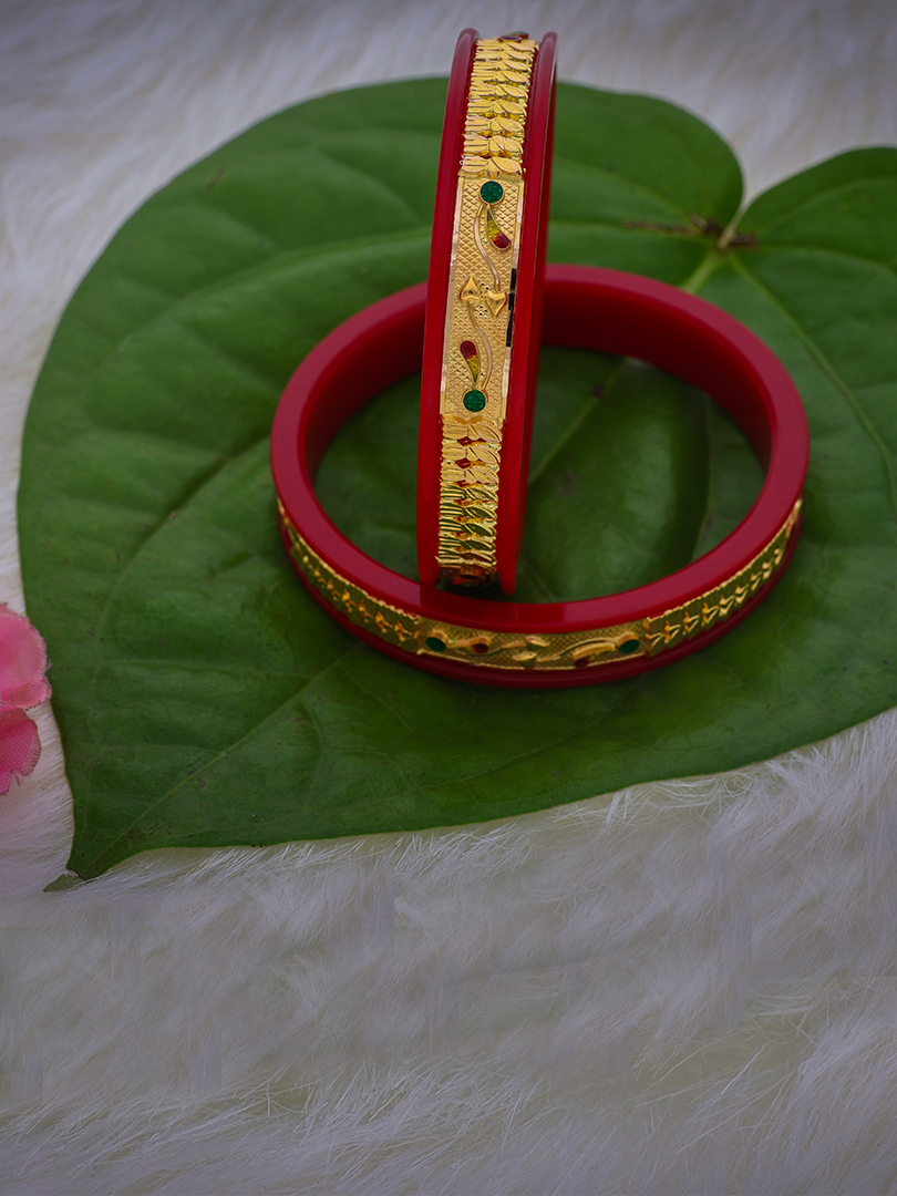 Meenakari Chud Sankha