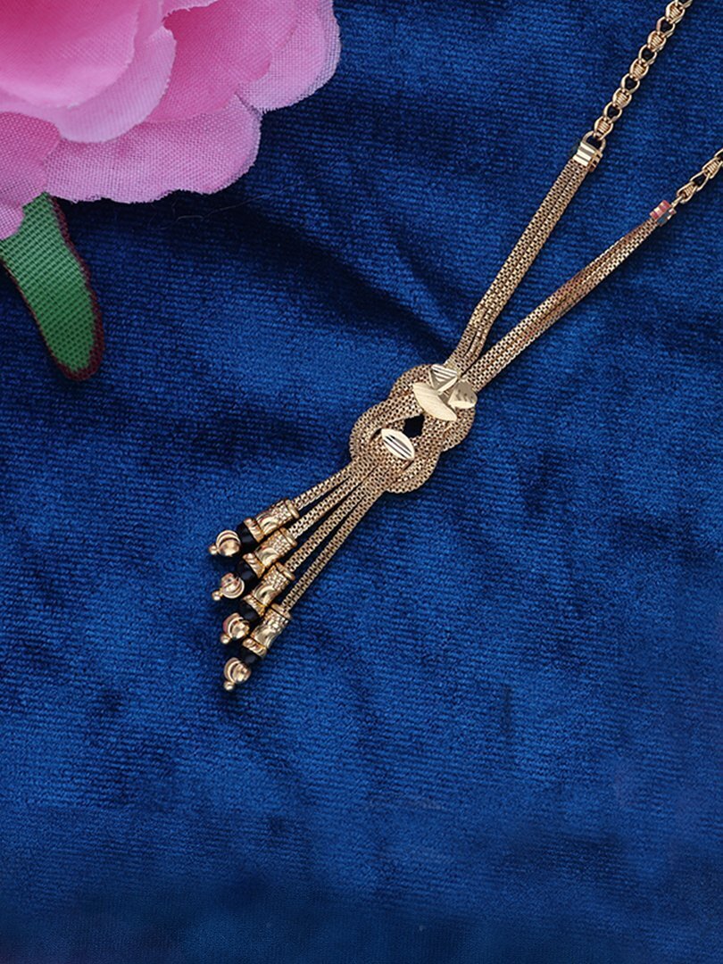 Elegant Tassel Chain Mangalsutra -1060008417445AAS27 - Image 2