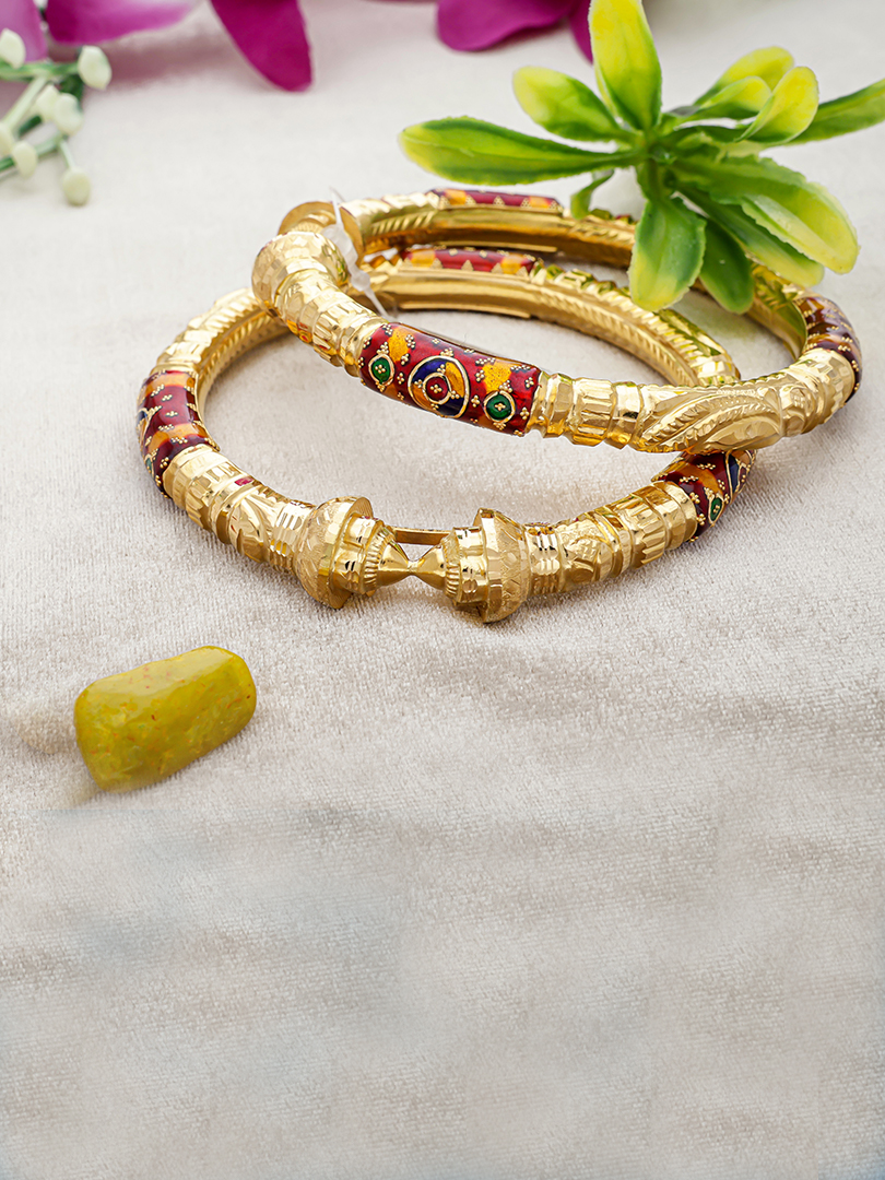 Beautiful Meena Work Bangle