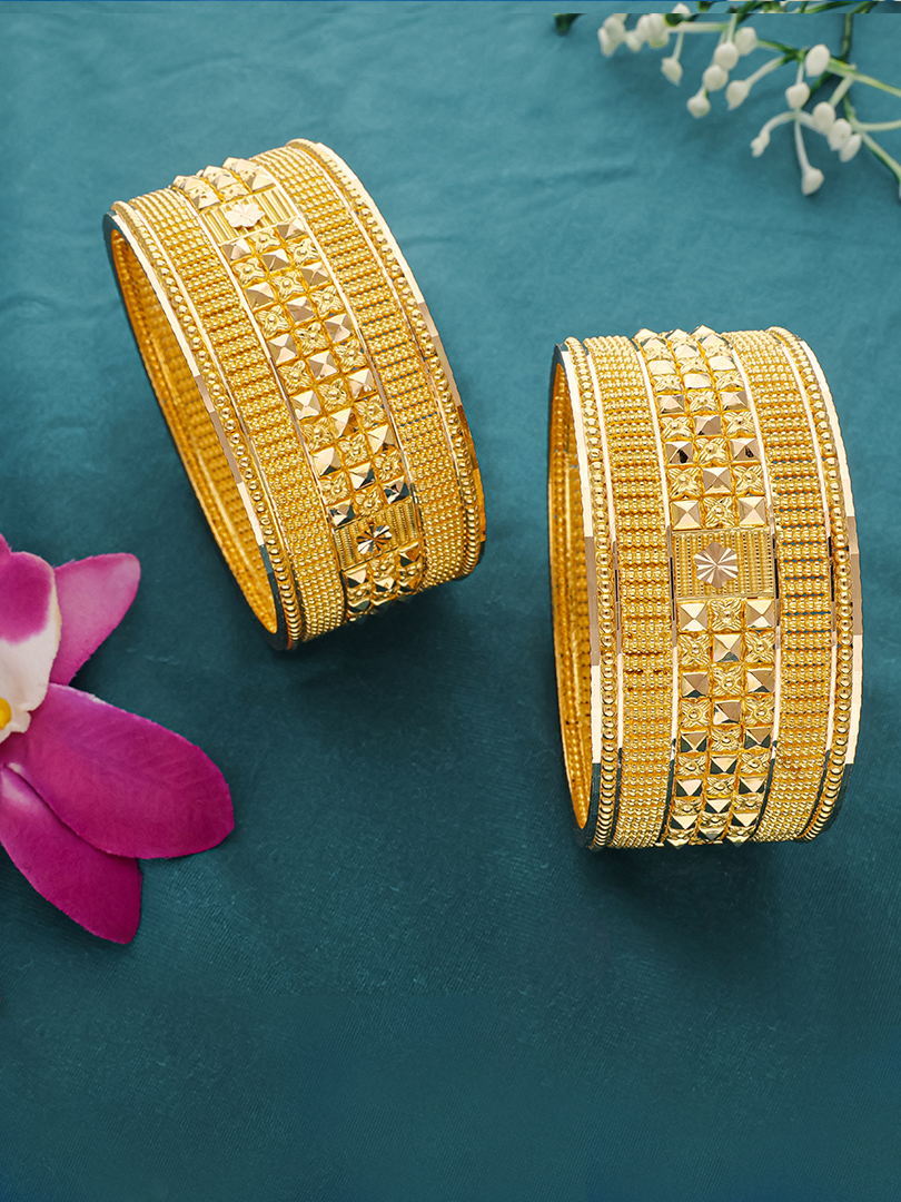 Ornate Grandeur Bangles-1060009503024AA S118 - Image 2