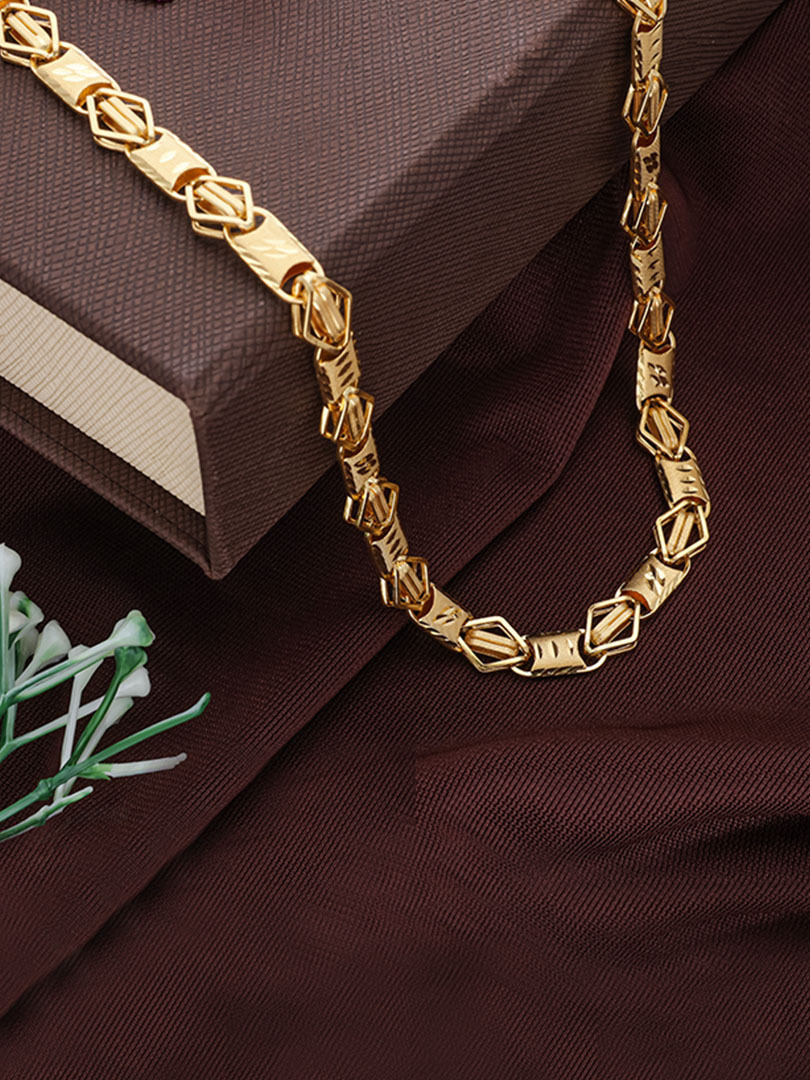 Golden Spartan Chain For Men - Image 2