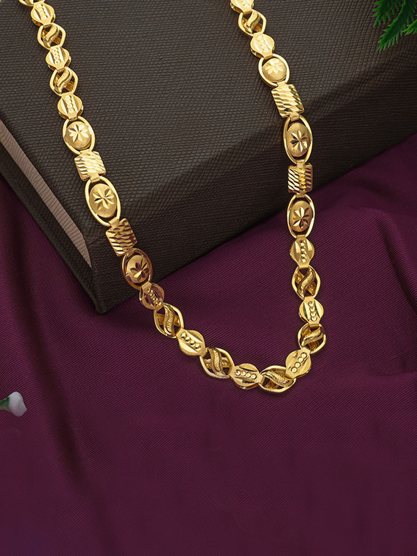 Unique Fashionable Men's Gold Chain - Image 2