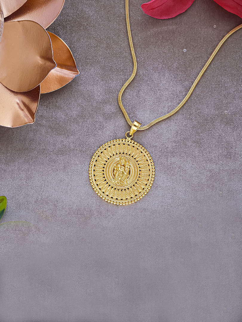 Radha Krishna Circle of Devotion Pendant
