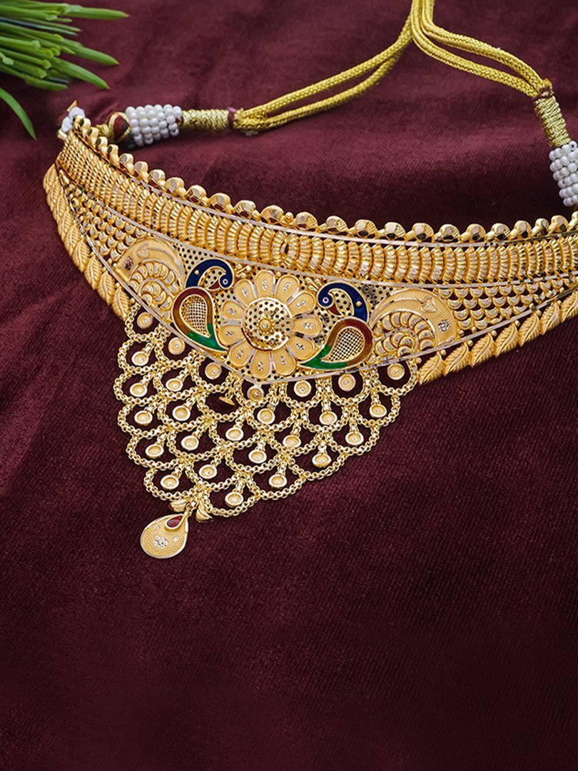 Enchanted Peacock Jewel Choker-1060009817169AA S373 - Image 2
