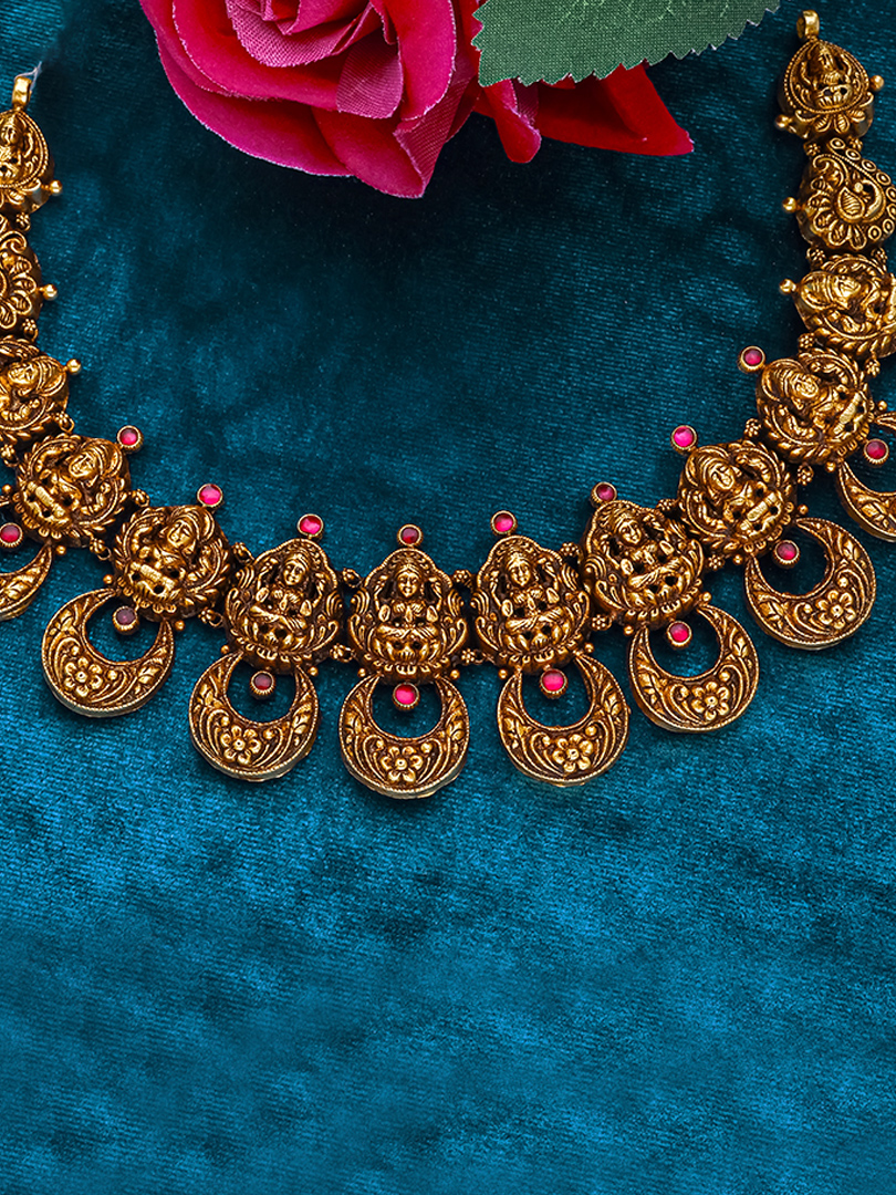 Arghya Ornate Legacy Necklace-1060010409483AA S404 - Image 2