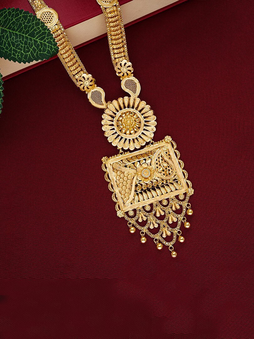 Anantika Long Gold Necklace-1060010986960AA S30 - Image 2