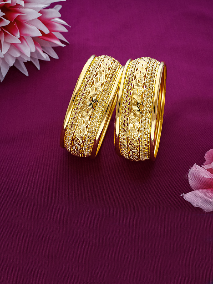 Infinity Oval Bangle - Shagun Collections