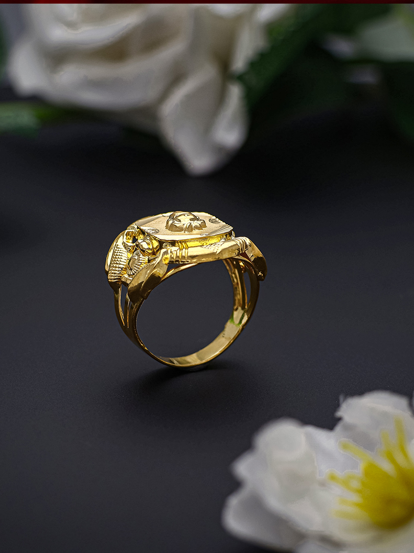 Royal Heritage Gold Ring For men-1060011331622 - Image 2