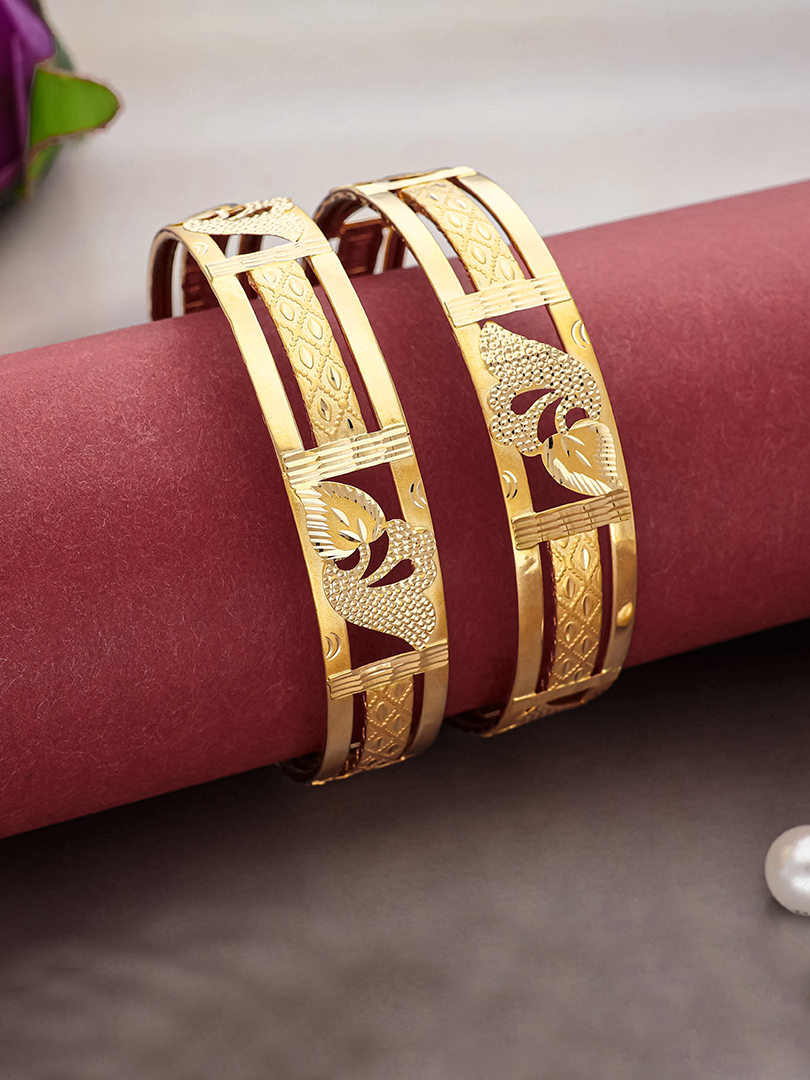 22KT Traditional Cutwork Shagun Collection-BNG21030 S298 - Image 2