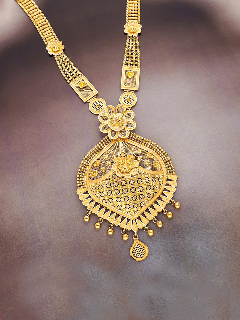 Shagun Swarna Bloom Long Necklace-NKSS1229S252 - Image 2