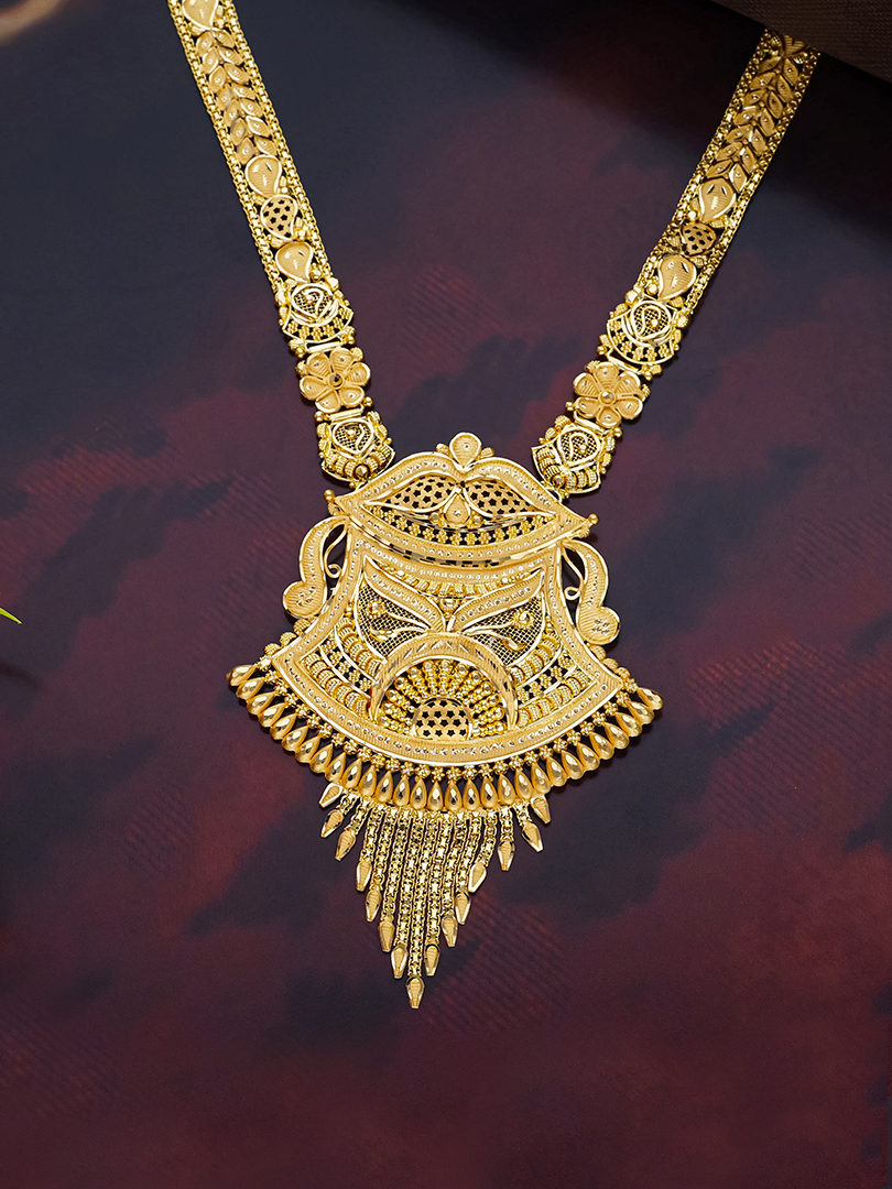 Shagun Classic Long Gold Necklace-NKSS1024 - Image 2