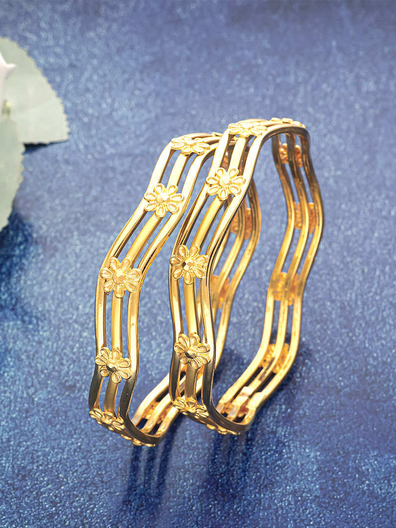 Gilded Glory Bangles-BNG21263S117 - Image 3