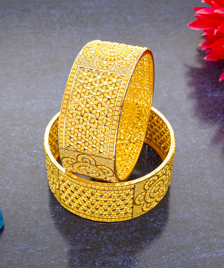 Sharanya Swarnika Bangles - 1060008998883AAS372