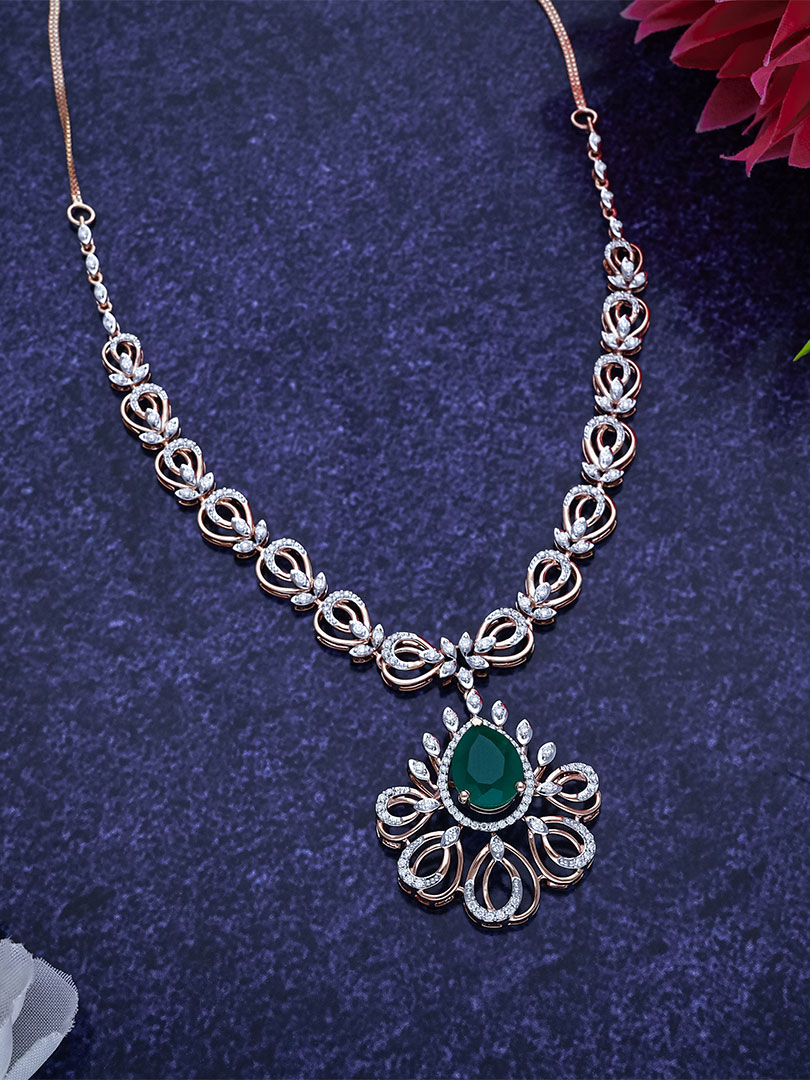 Diamond Necklace - DNLC0518 S366/NKL00893 C.N:38J993802505