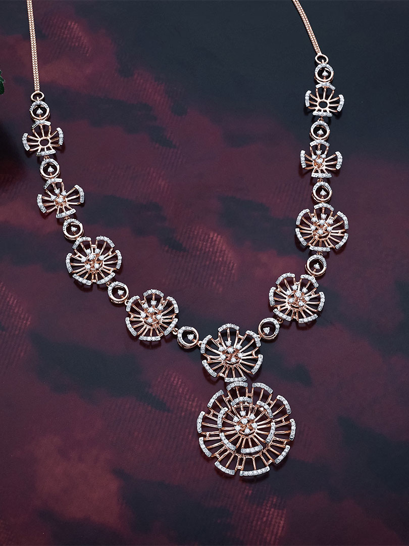 Diamond Necklace - DNLC0515S366NKL00894 C.N:38J993812505