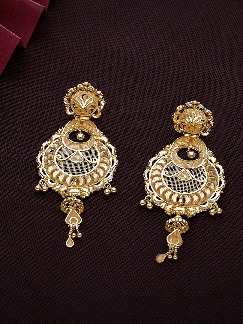 Chandbali Gold Earrings - ER9249 S401