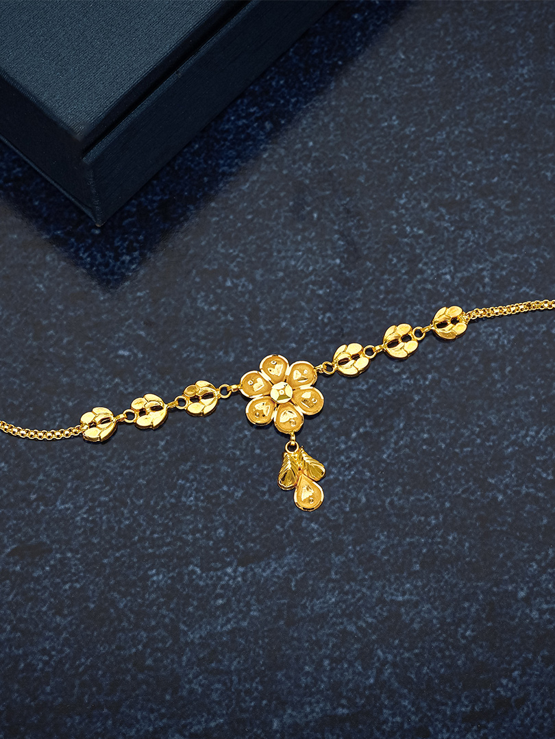 Gold Chick Necklace- NKSL3732 S414