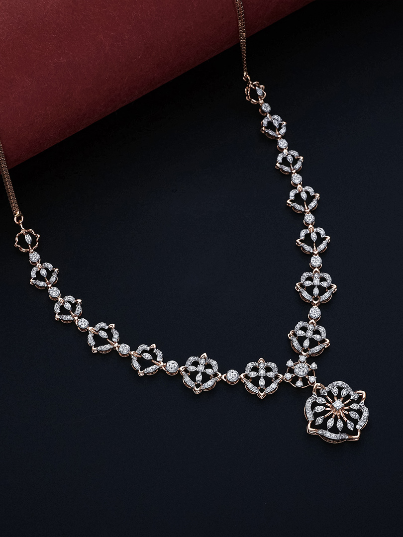 Diamond Necklace - DNLC0653 S215 NKS13358 - 1CDDG C.N:65J139462510