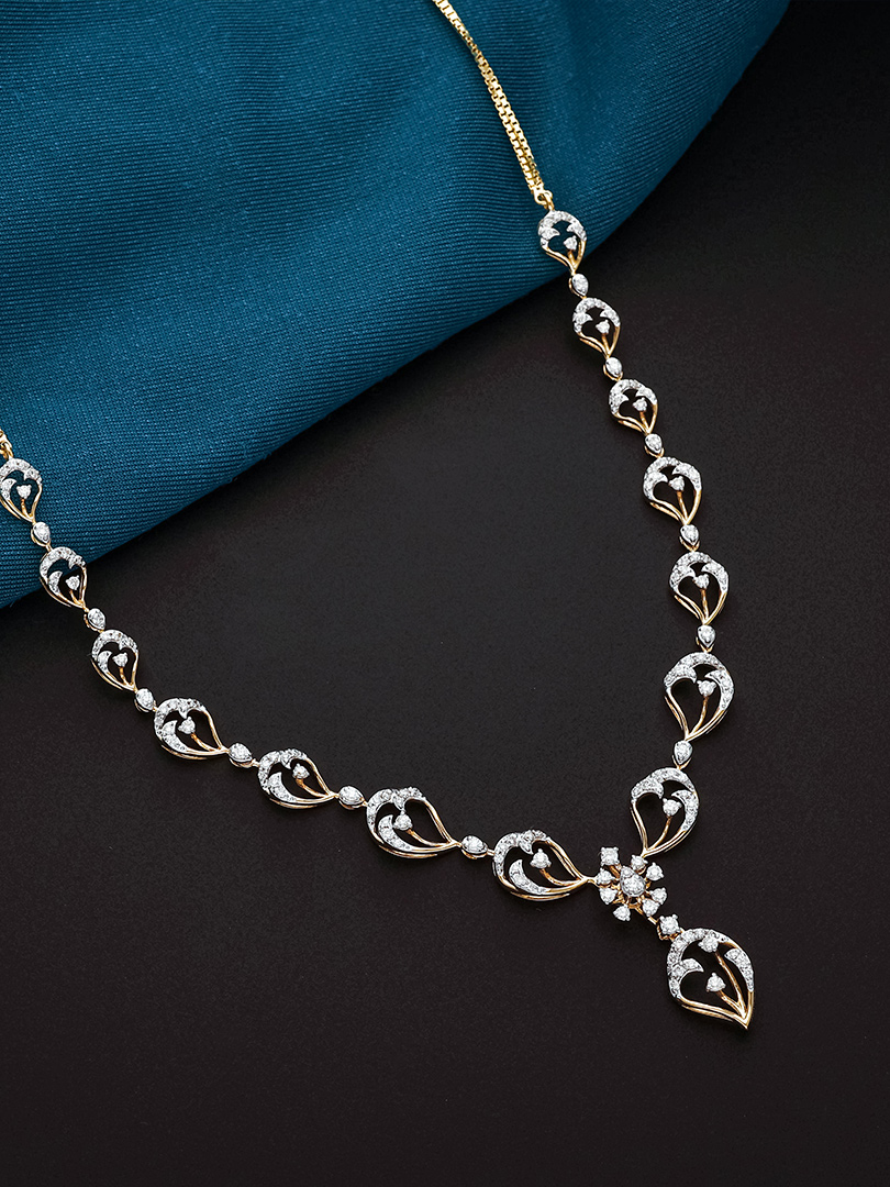 Diamond Necklace - DNLC0650 S215 NKS13426 - ENDDG C.N:65J142132510