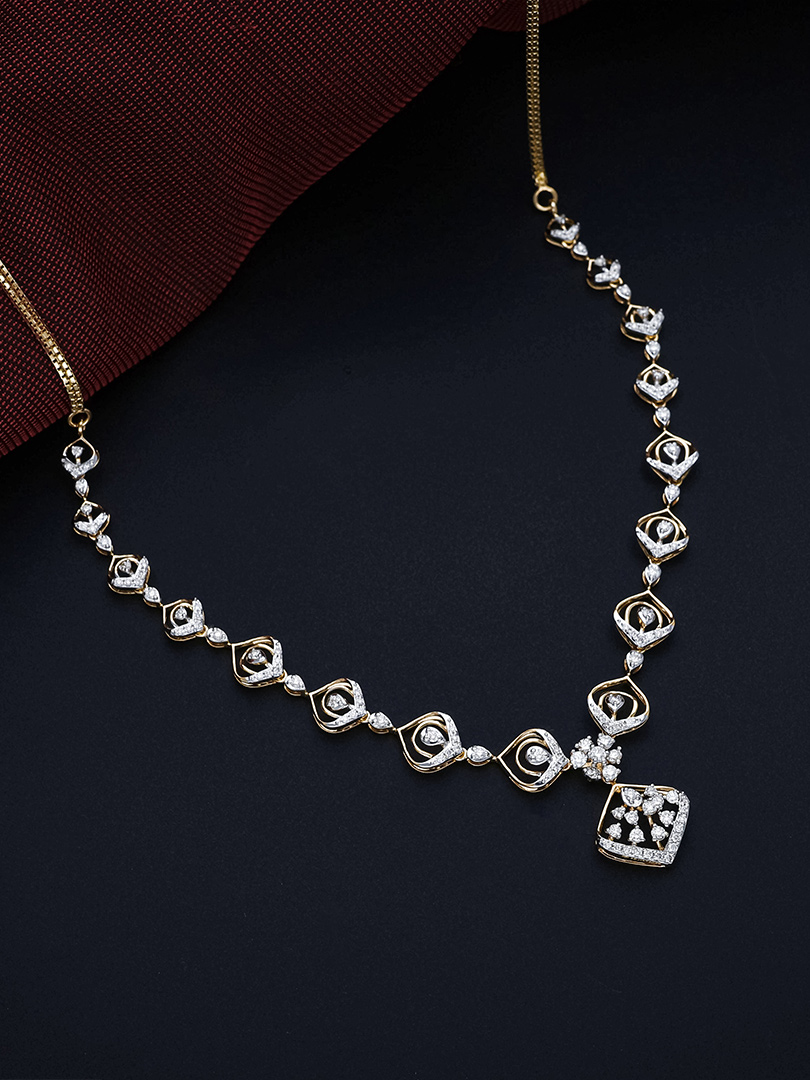 Diamond Necklace - DNLC0646 S215 NKS13340 - 1CDDG C.N:65J137902509