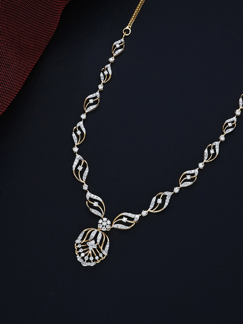 Diamond Necklace - DNLC0645 S215 NKS13438 - 1CDDG C.N:65J137882509