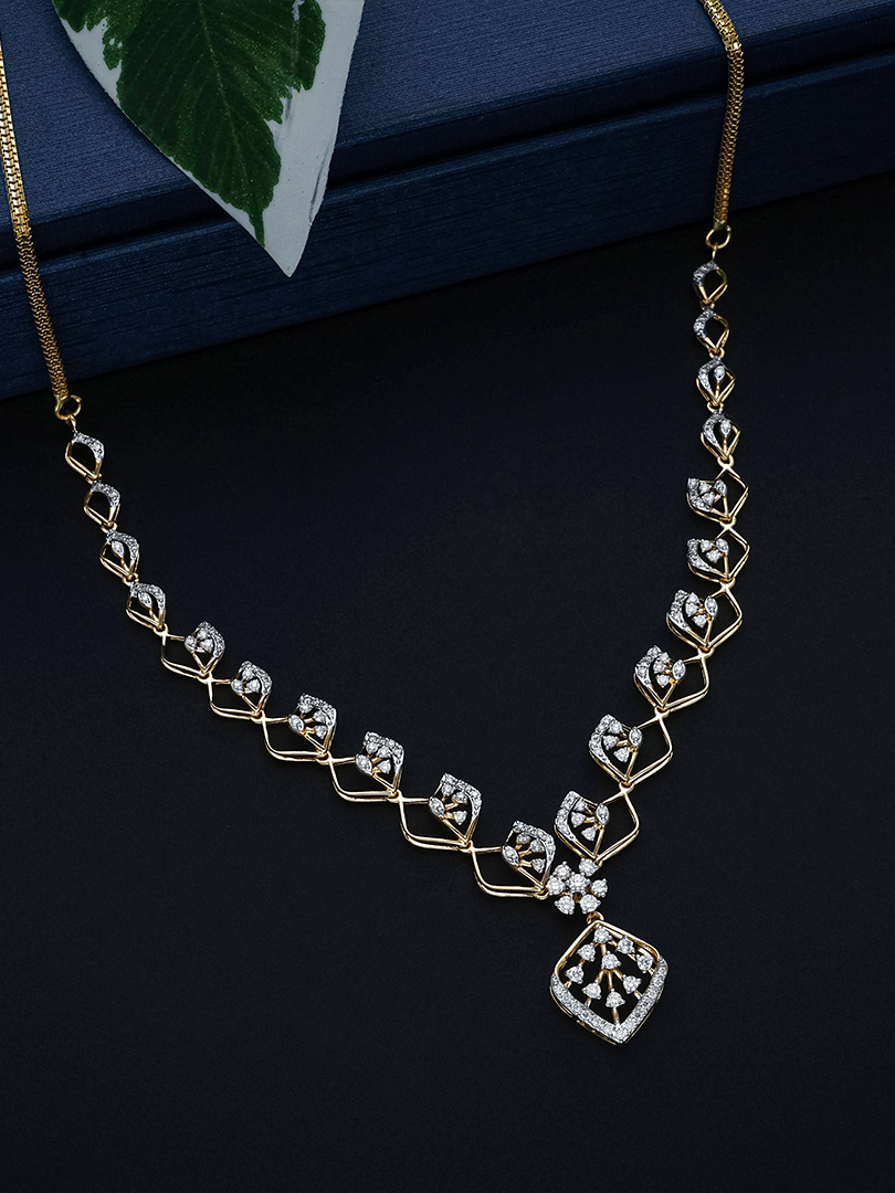 Diamond Necklace - DNLC0652 S215 NKS13346-1CDDG C.N:65J139282510